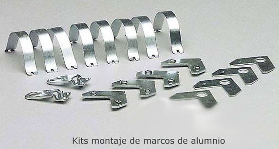 Marco Aluminio Acent negro 30X30 cm