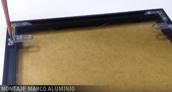 DIS MARCO ALUMINIO NEGRO 50X50 - Marcos, Marcos de Aluminio - Dismafoto S.  A.