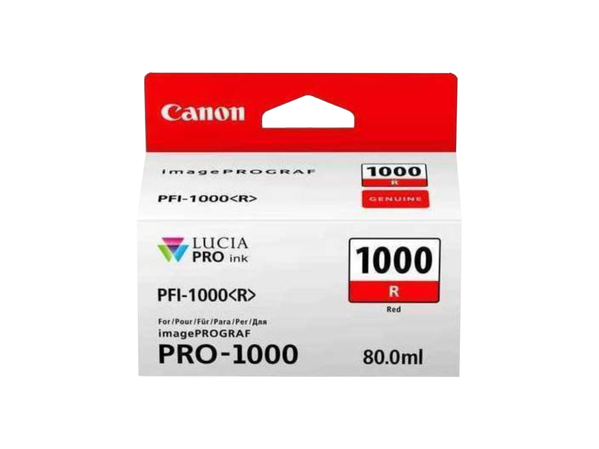 CANON CART.TINTA PFI-1000 ROJO 80ML 