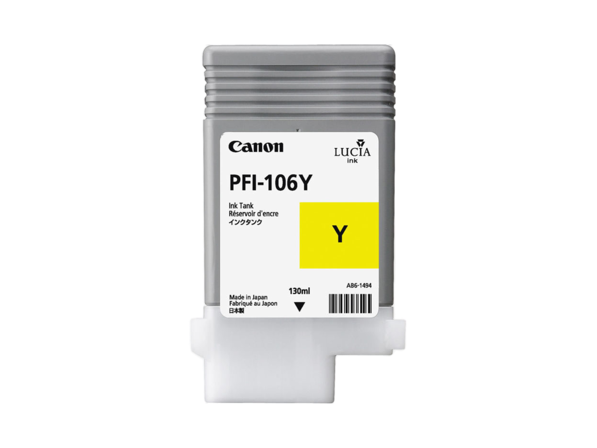 CANON CART.TINTA PFI-106 AMARILLO 130ML Y 