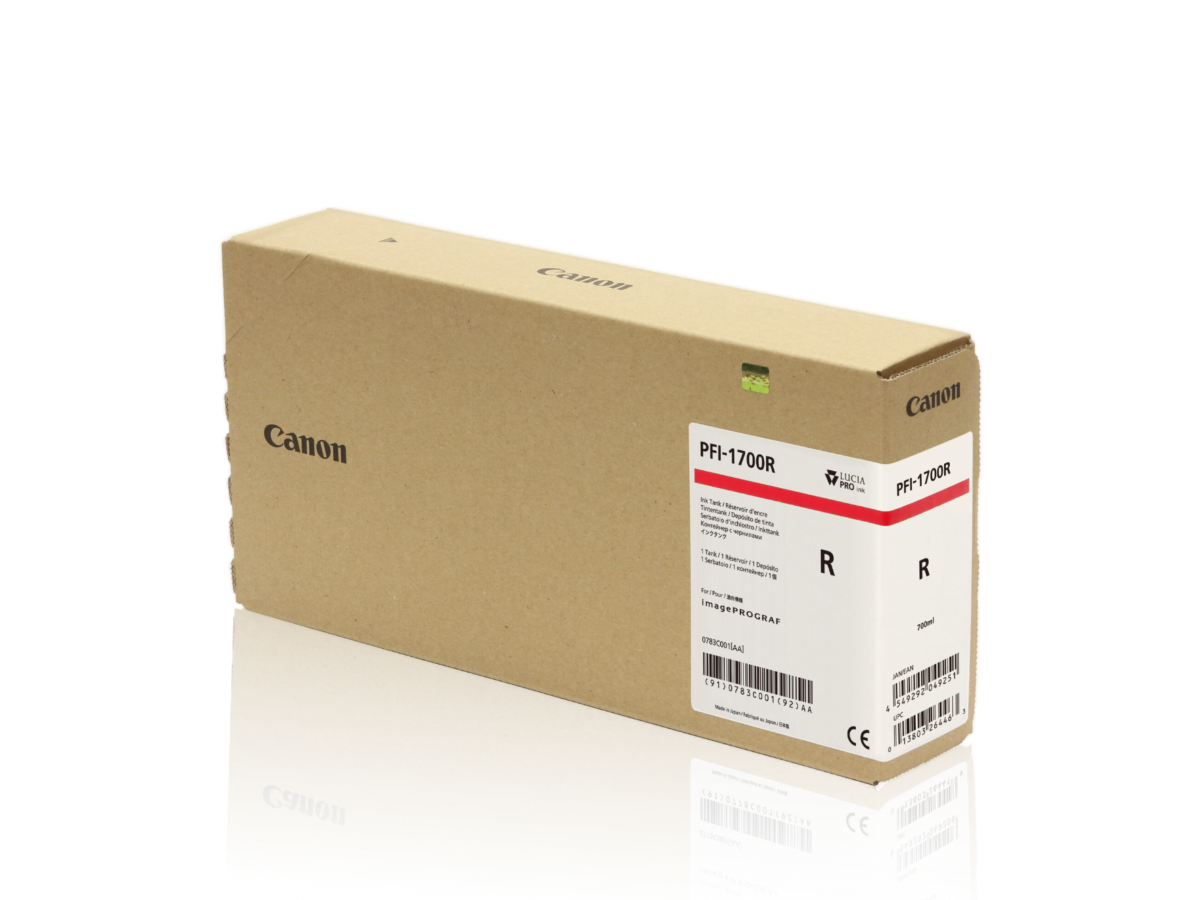 CANON CART.TINTA PFI-1700 ROJO 700ML 