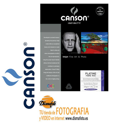 CANSON P. A2 RAG PLATINE FIBRE 25H 310GR 