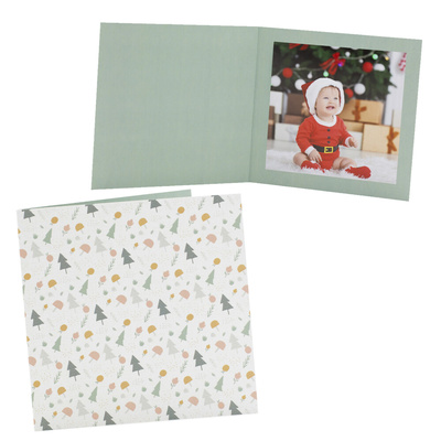 DISMA TARJETA NAVIDAD Nº66 15X15 MOD ABETOS NAVIDAD UD 