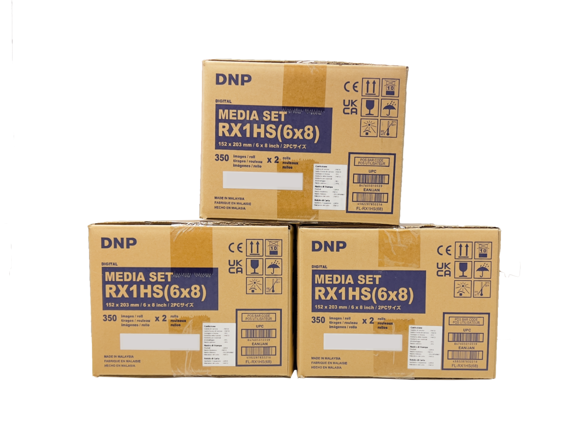 DNP PAPEL PRINTER DS-RX1HS 15X20 700F 3 UNIDADES 