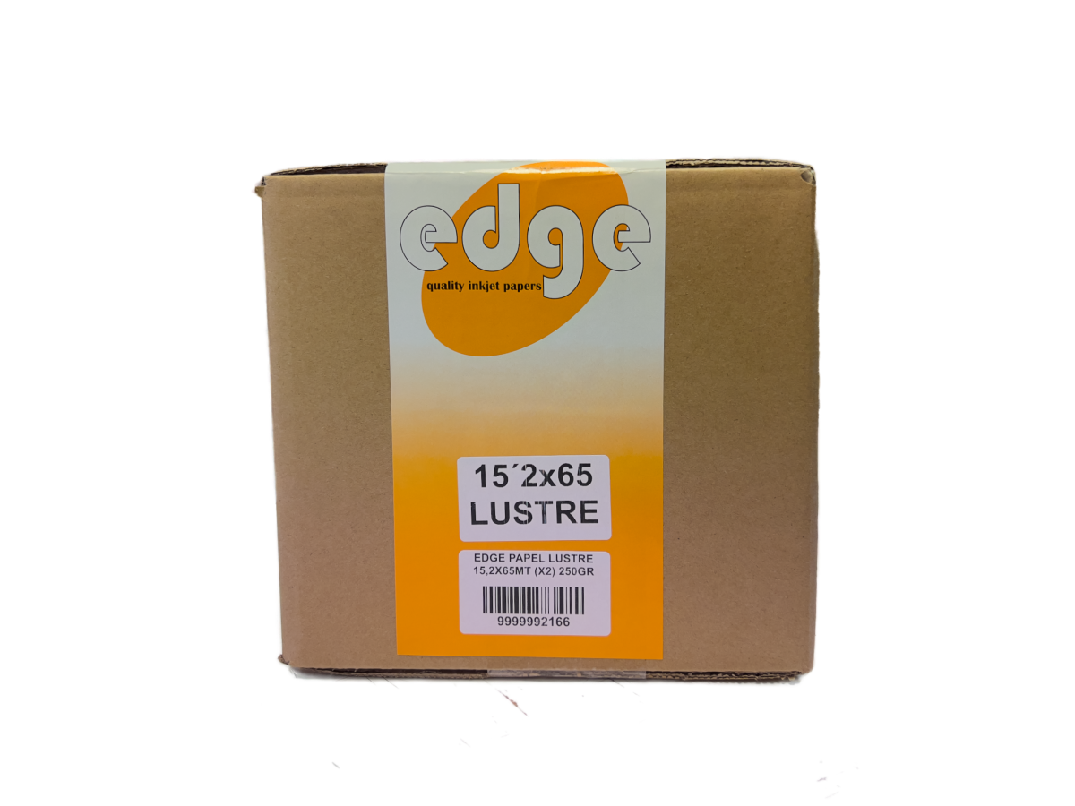 EDGE PAPEL PERLA-LUSTRE 15,2 CM X 65MT 2 BOBINAS 250GR 