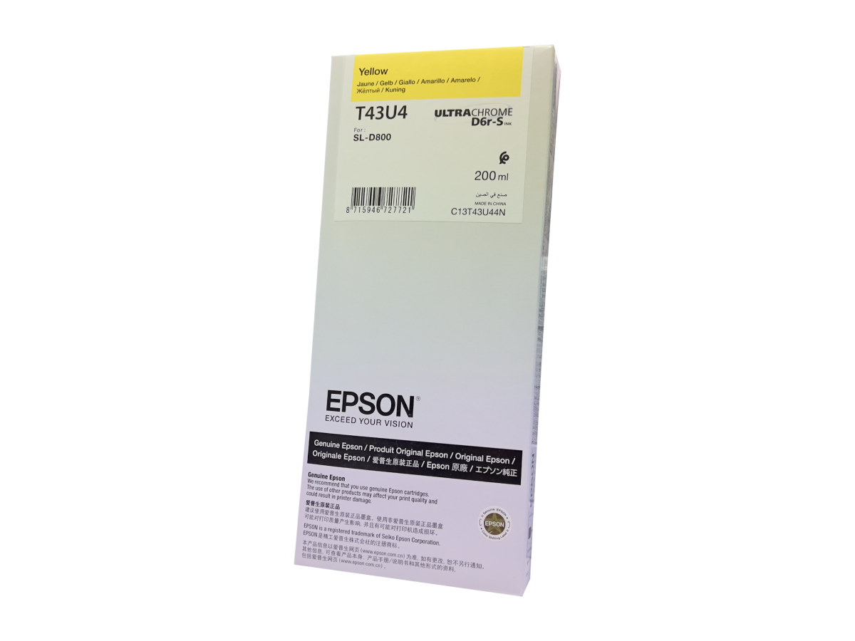 EPSON CART. TINTA SL-D800 200ML AMARILLO 