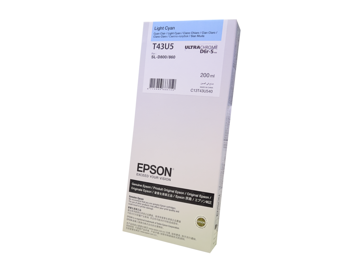 EPSON CART. TINTA SL-D800 200ML CIAN CLARO 