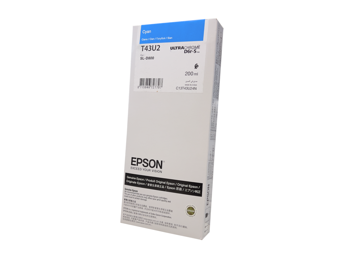 EPSON CART. TINTA SL-D800 200ML CIAN 