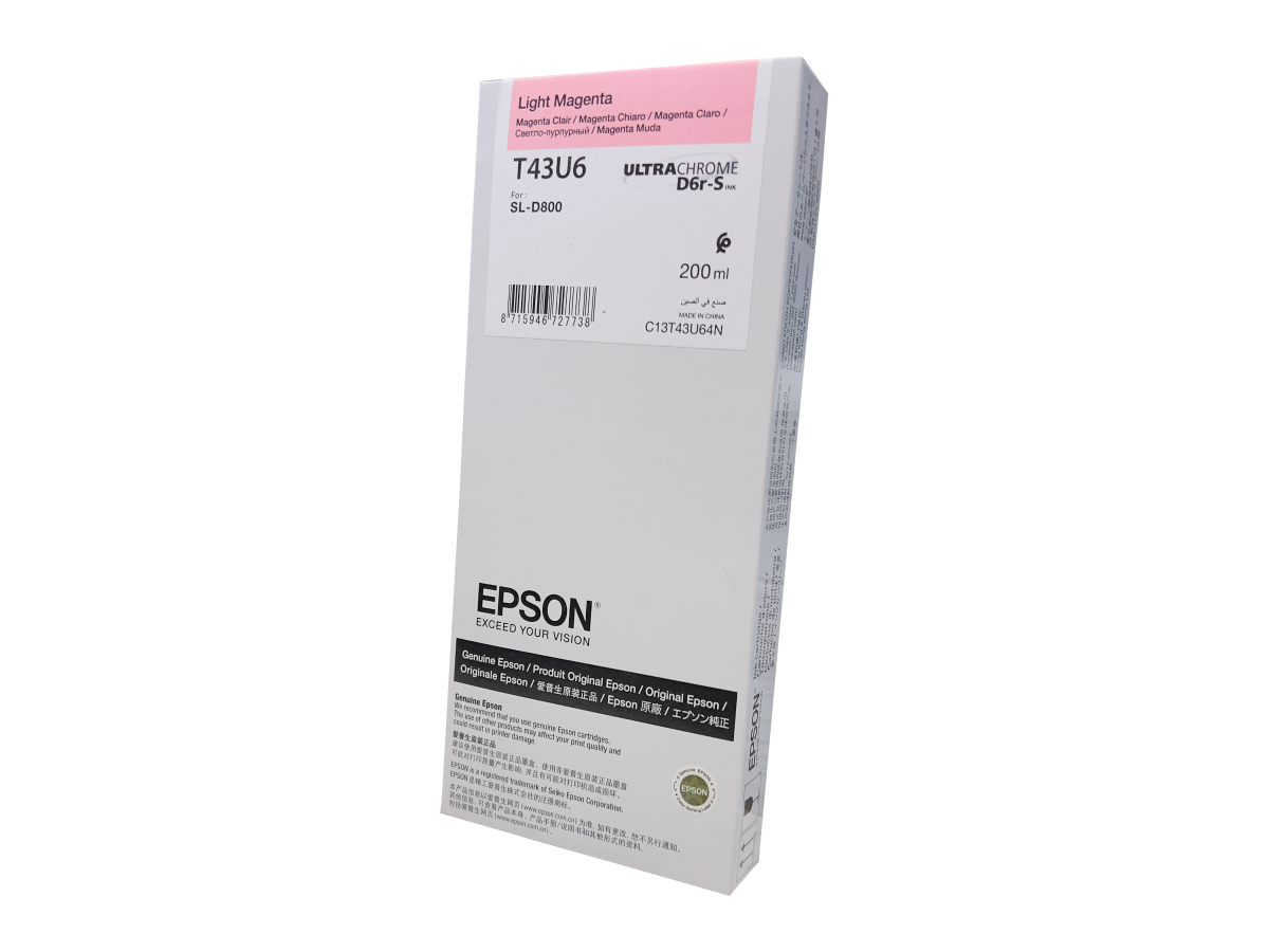EPSON CART. TINTA SL-D800 200ML MAGENTA CLARO 