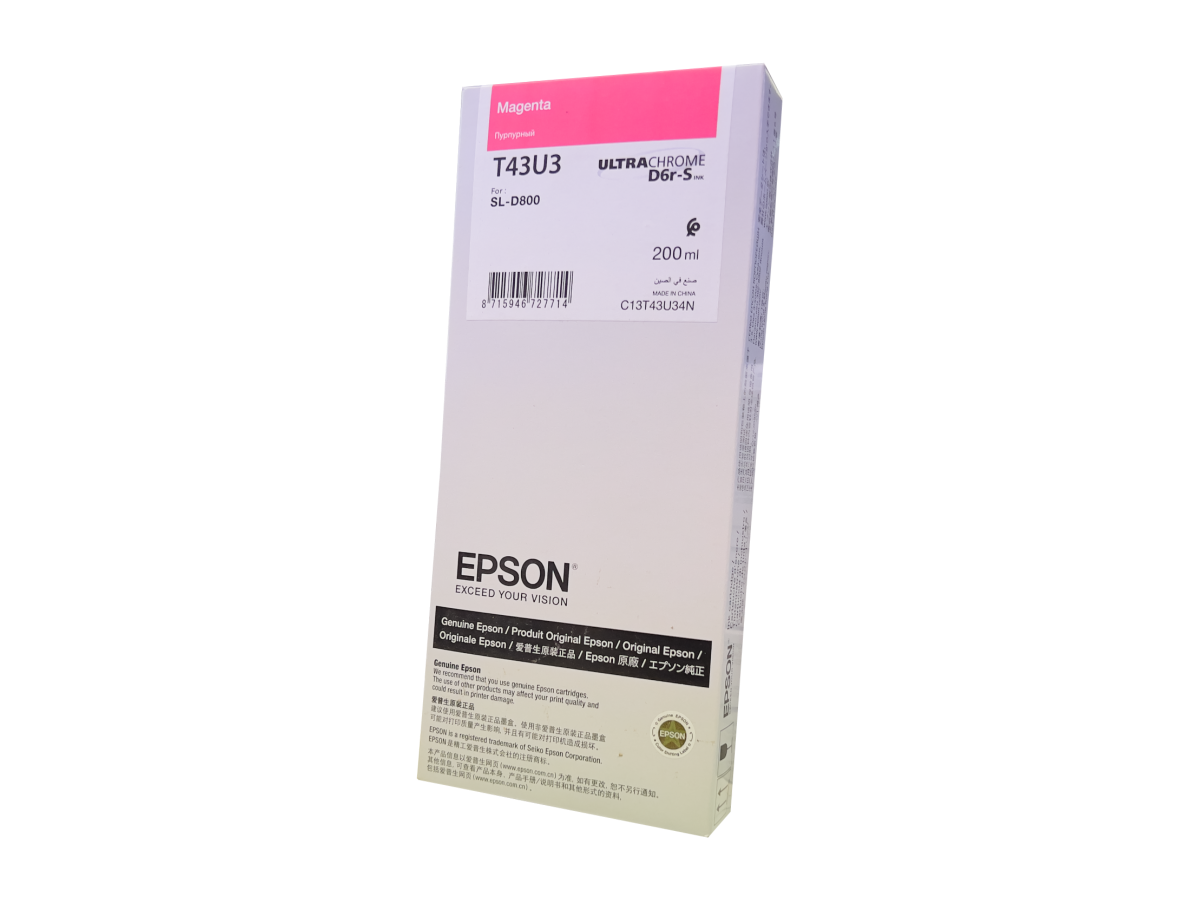 EPSON CART. TINTA SL-D800 200ML MAGENTA 