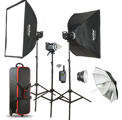 GODOX KIT FLASH DE ESTUDIO MS 300-D 