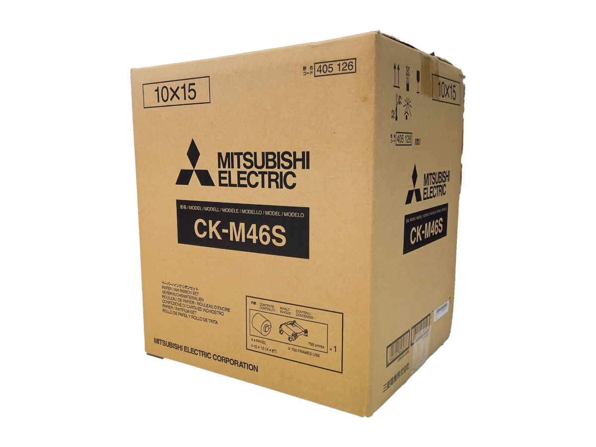 MITSUBISHI PAPEL CKM46S 10X15 P/IMPRESORA CP-M1E 