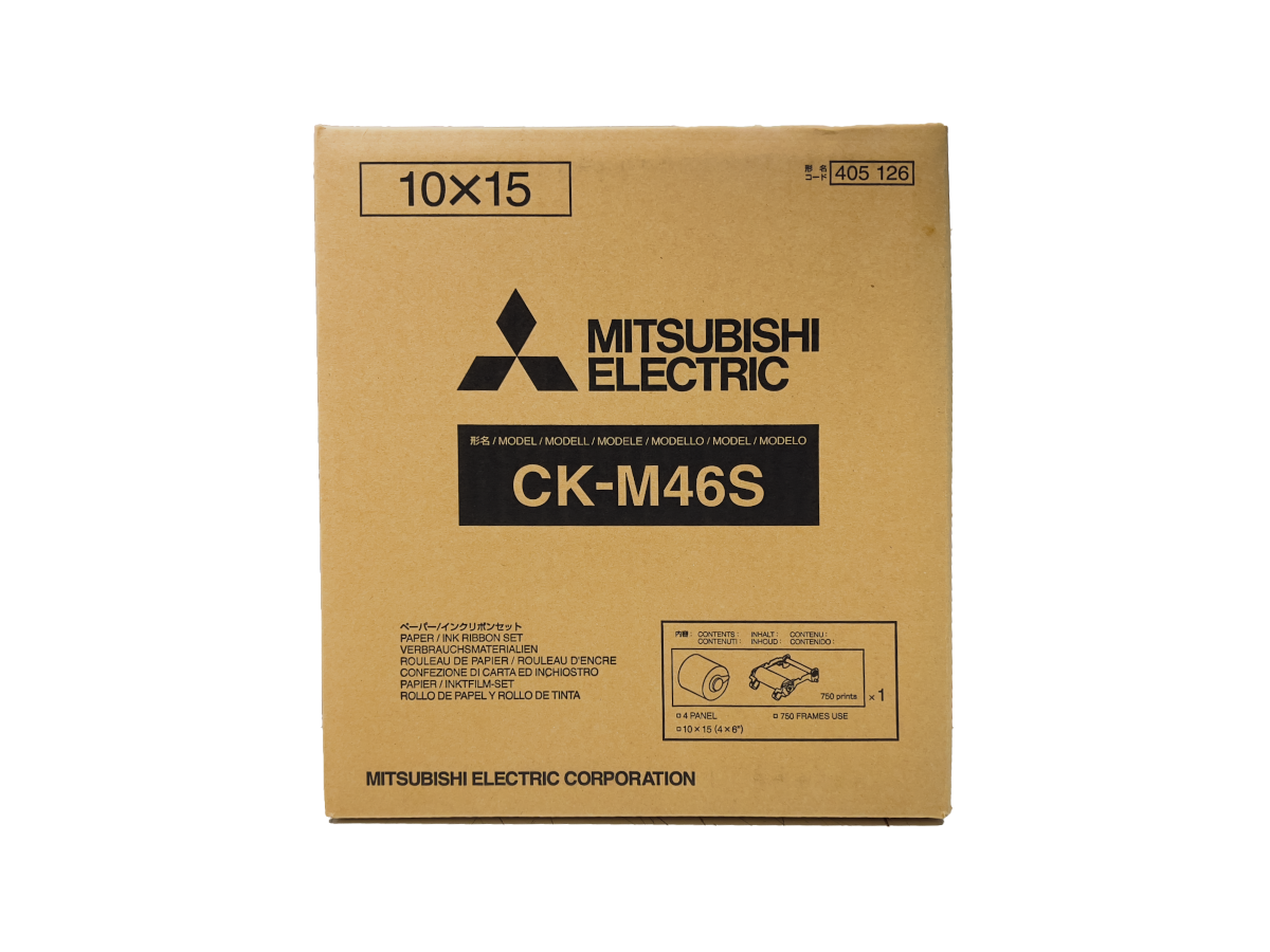 MITSUBISHI PAPEL CKM46S 10X15 P/IMPRESORA CP-M1E 