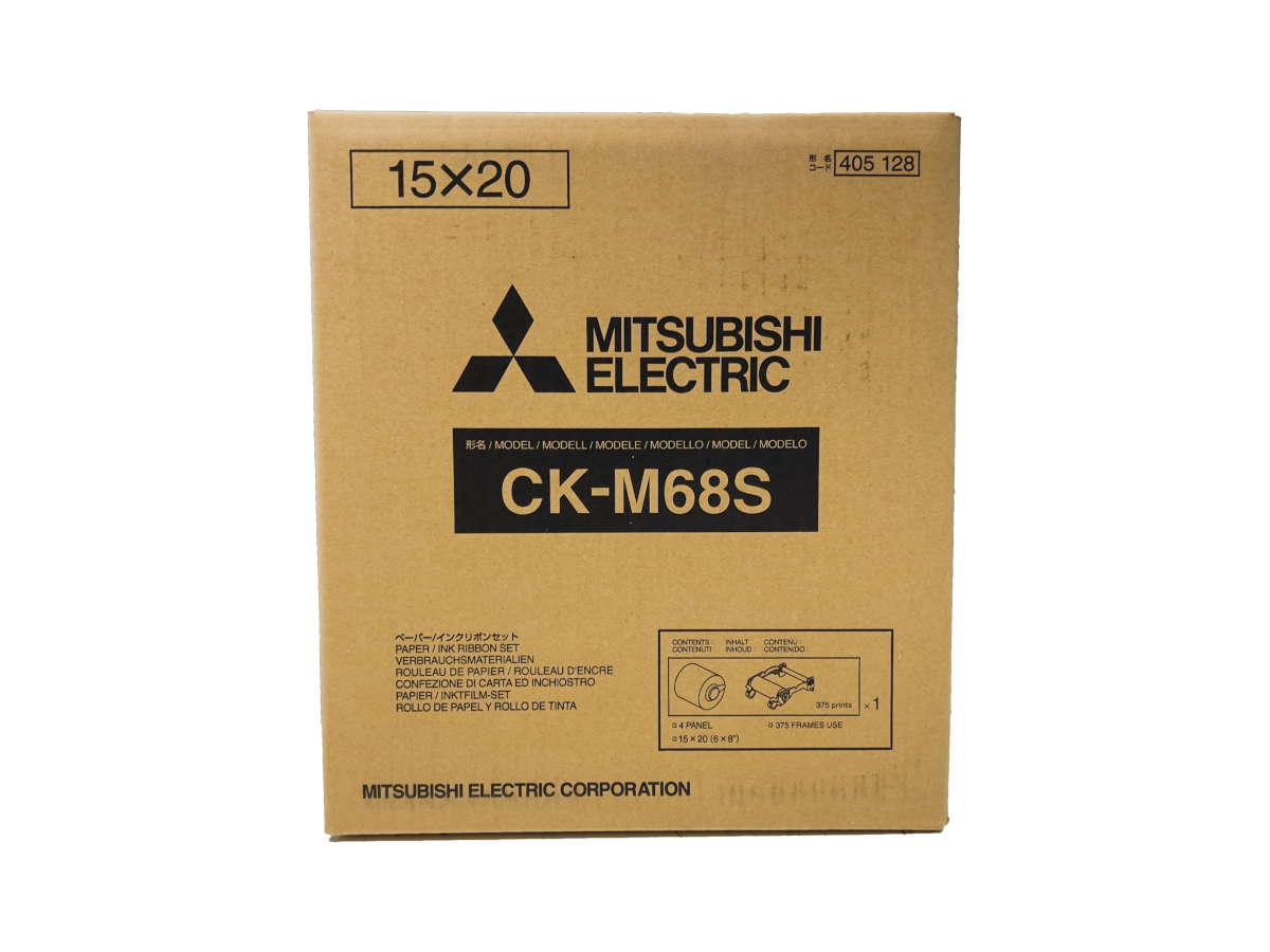 MITSUBISHI PAPEL CKM68S 10X15/15X20 P/IMPRESORA CP-M1E 