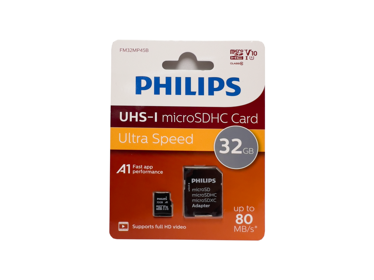 PHILIPS TARJETA MICRO SDHC 32GB 80MB/S 