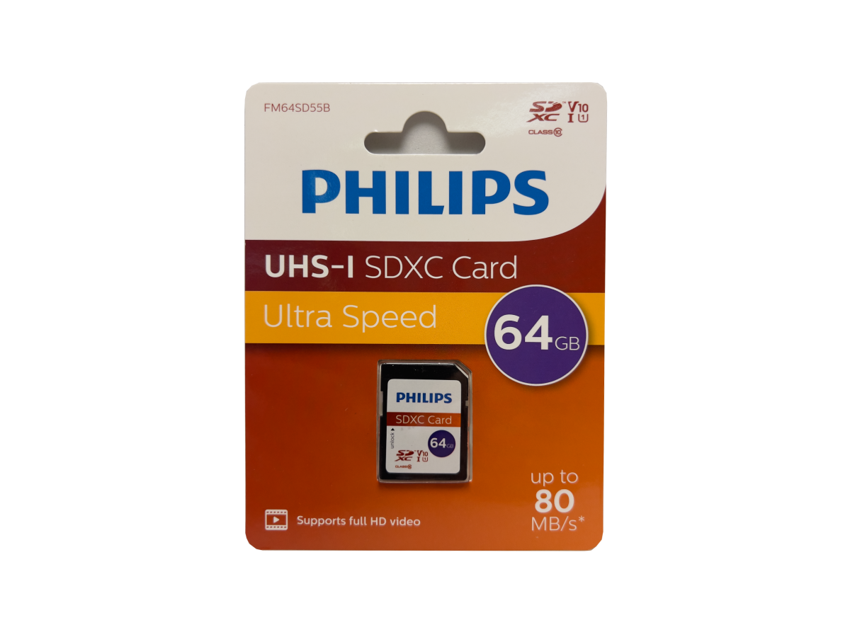 PHILIPS TARJETA MICRO SDXC 64GB CLASE 10 