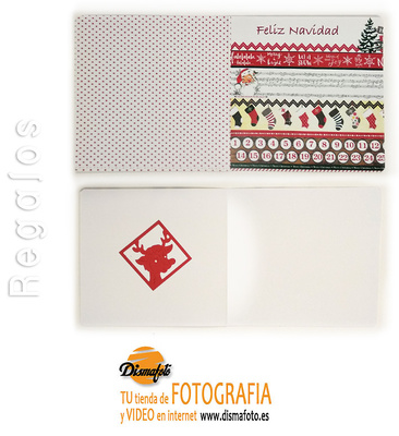 TARJETA UB NAVIDAD 12X12 ETIQUETA NÂº3 10 UD 