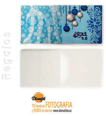 TARJETA UB NAVIDAD 12X12 NIEVE NÂº5 10 UD 