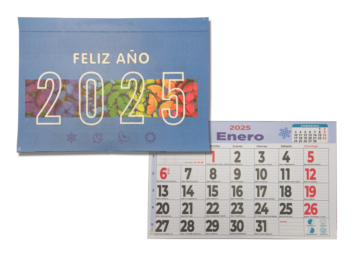 CALENDARIO FALDILLAS MOD. 49 MENSUAL ANCHO 23.5 CM. 50 UNIDADES