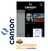 CANSON P. A2 RAG PLATINE FIBRE 25H 310GR