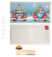 TARJETA UB NAVIDAD 12X12 COCHE NÂº1  10 UD